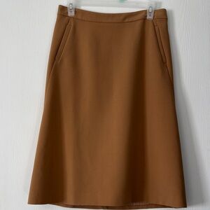 Boden Classic Brown A-Line Skirt
